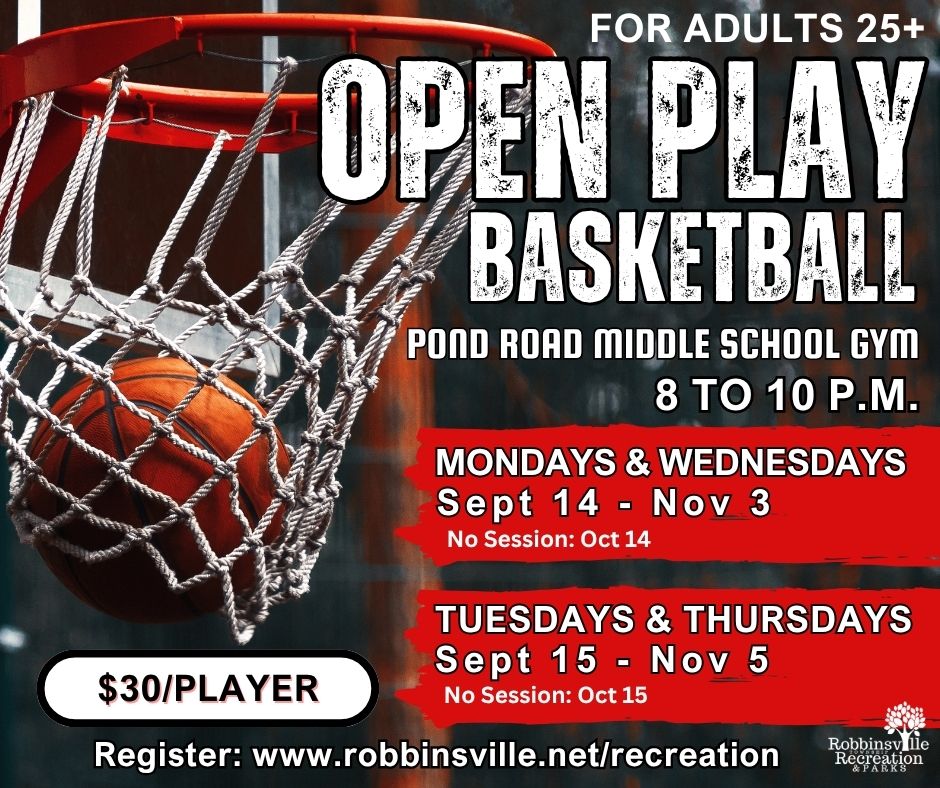 Fall 2026 Adult Basketball Flyer